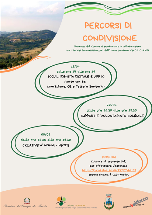 Percorsi tematici gratuiti rivolti alla popolazione anziana