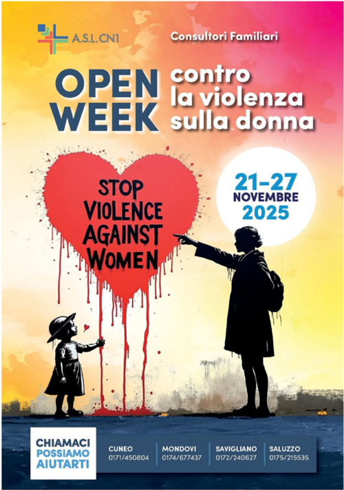 Open week contro la violenza sulla donna